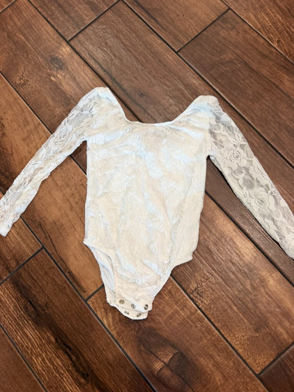 White Lace Baileys Blossom Leotard